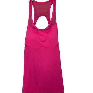 NWT Fabletics Hot Pink Dress with Mesh